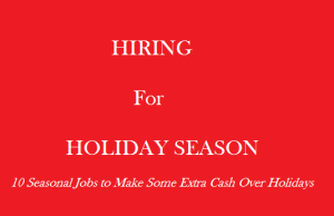 extra ways to earn money during Holidays