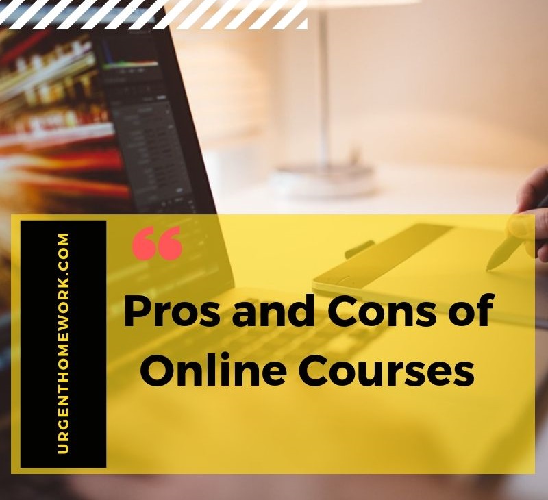 Pros and Cons of online courses
