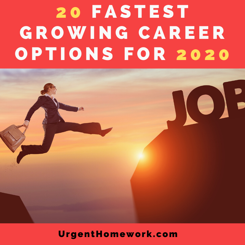 20 Fastest-Growing Career Options For 2020