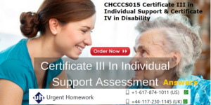 Certificate III In Individual Support Assessment Answers