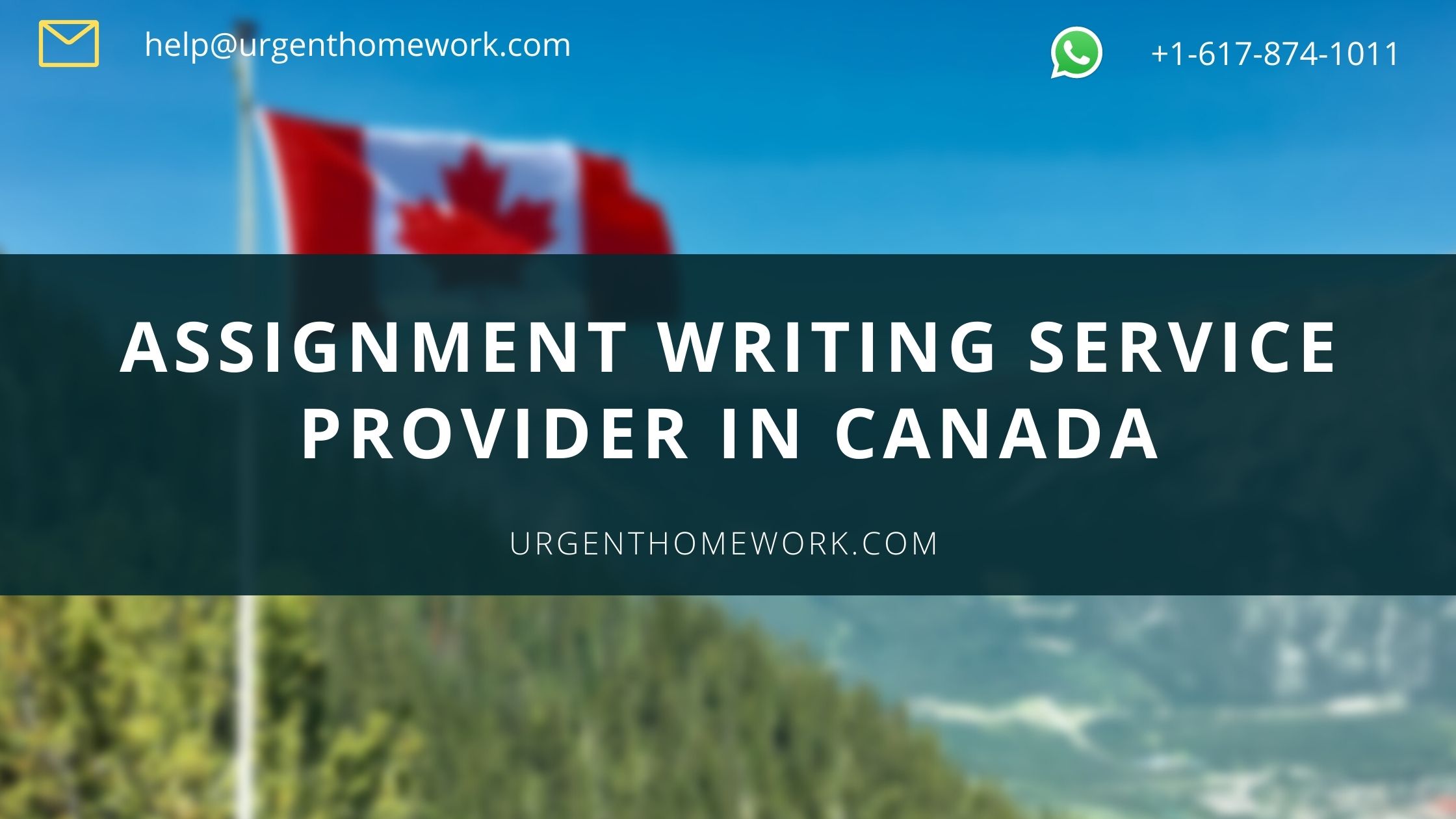 Assignment Writing Service Provider in Canada
