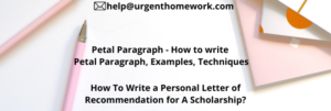 Petal Paragraph - How to write Petal Paragraph, Examples, Techniques