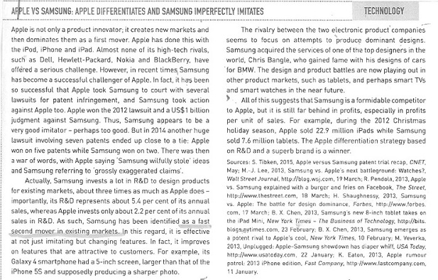 Samsung vs Apple Case Study Samsung vs Apple Case Study