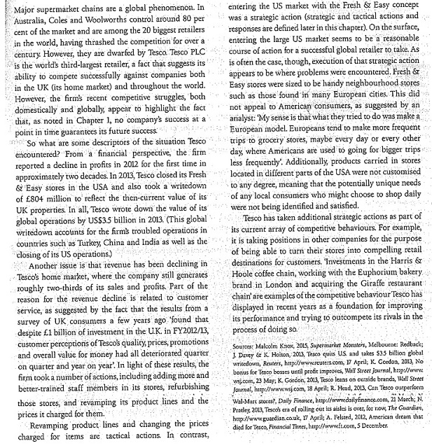 TESCO Case Study TESCO Case Study