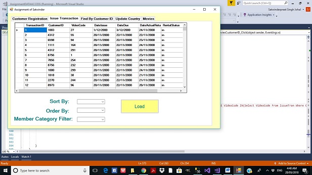 ITAP3010 Developing Data Access Solutions Project Image 4 ITAP3010 Developing Data Access Solutions Project Image 4