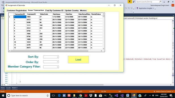 ITAP3010 Developing Data Access Solutions Project Image 4