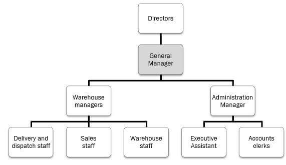 StorPlus organisational chart