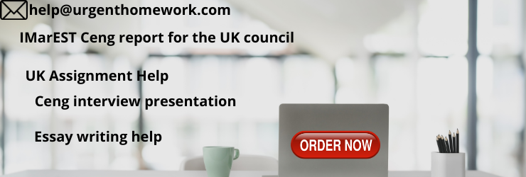 IMarEST Ceng report for the UK council