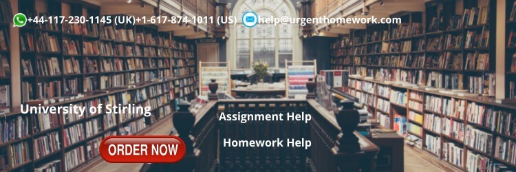 University of Stirling Assignment Help