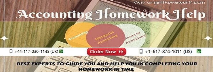 Accounting Homework Help