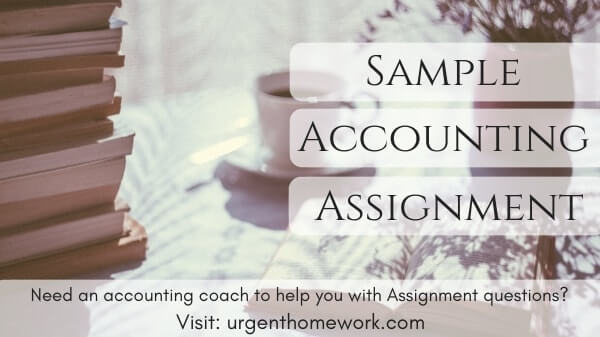 accounting sample assignment