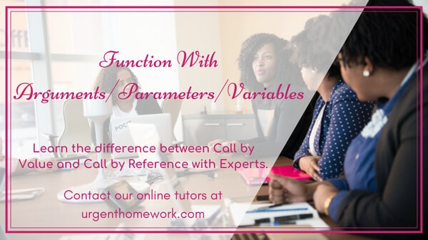 Assignment Help With Function Calls