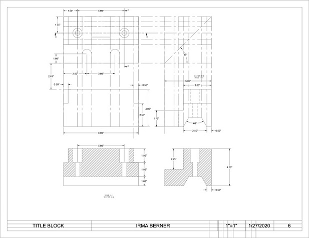 AutoCAD Sample Assignment Image 2 AutoCAD Sample Assignment Image 2