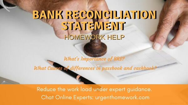 Bank Reconciliation Statement Homework Help