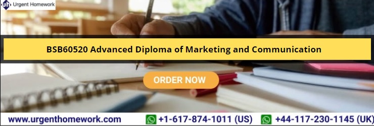 BSB60520 Advanced Diploma of Marketing and Communication