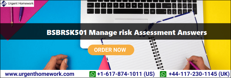 BSBRSK501 Manage risk Assessment Answers