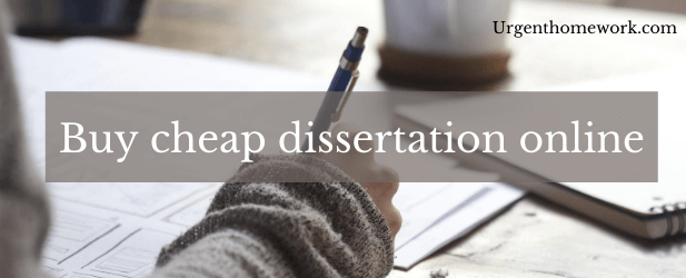buy cheap dissertation online