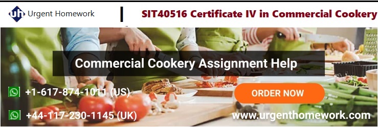 commercial cookery assignment help