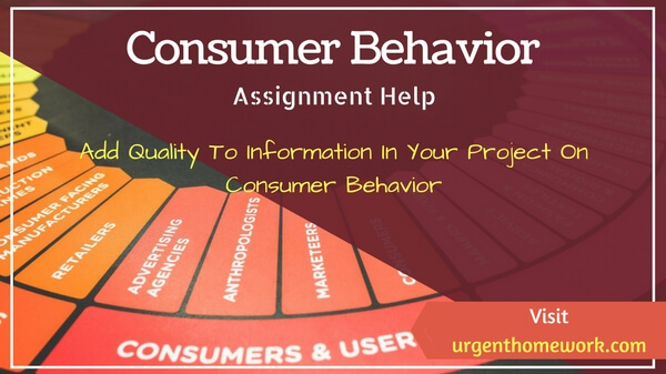 consumer behavior homework help