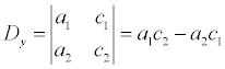 Cramer's Rule Cramer's Rule