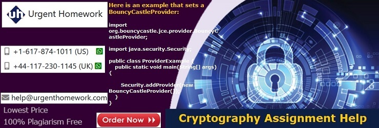 Cryptography Homework Help