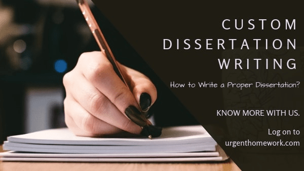 Custom Dissertation Writing