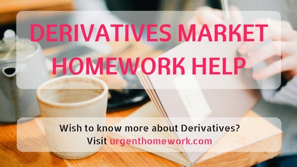 Derivatives Market Homework Help