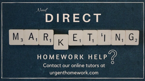 Direct Marketing Homework Help