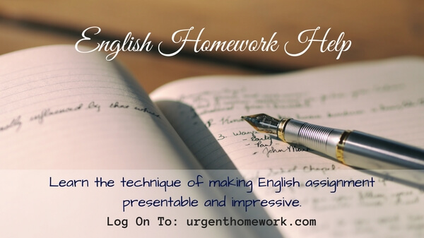 English Homework Help