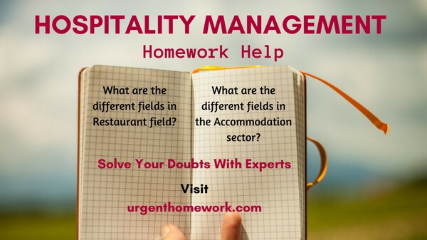 Hospitality Management Homework Help