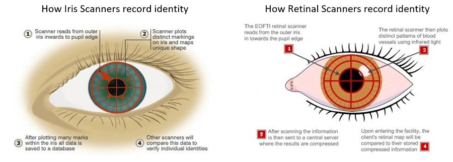 Iris Patterns and Retinal Scanning Iris Patterns and Retinal Scanning