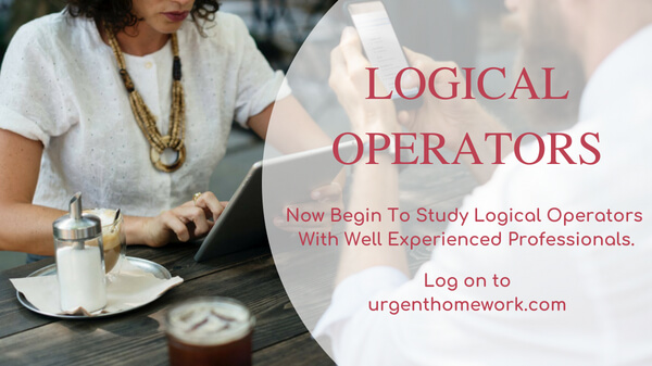 Logical Operators Homework Help