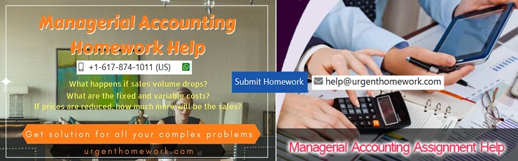 Managerial Accounting Homework Help