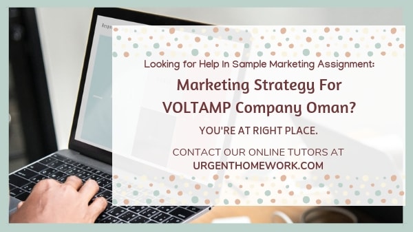 Marketing strategy for VOLTAMP Company Oman