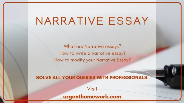 Narrative Essay Help