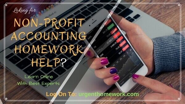 Non-profit Accounting Homework Help
