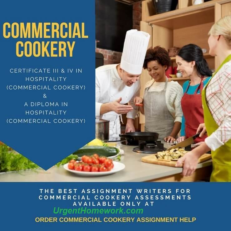 Order Commercial Cookery Assignment Help