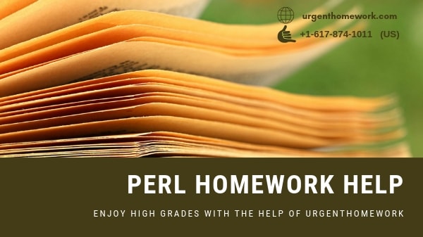 Perl Homework Help