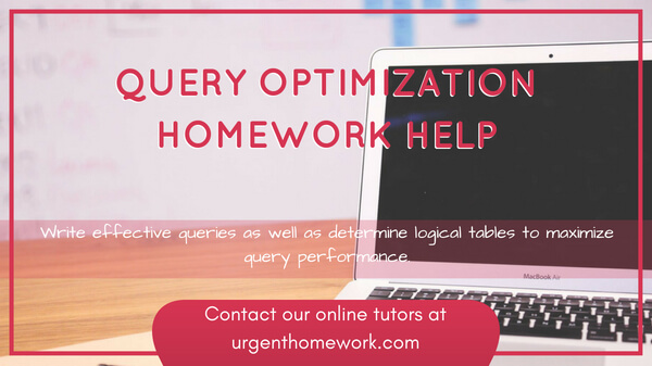 Query Optimization Technique Homework Help