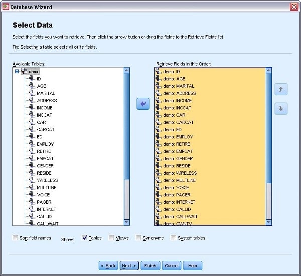 Reading Data from Database