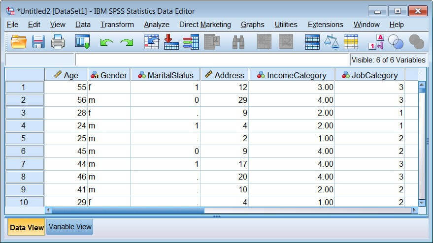Reading SPSS Data File Reading SPSS Data File