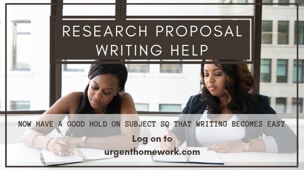 Research Proposal Writing Help