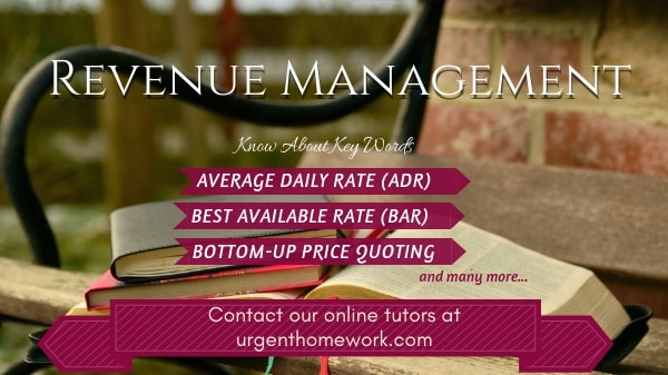 Revenue Management Homework Help