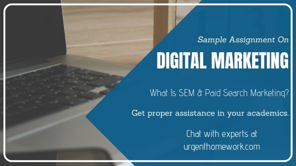 Sample Assignment on Digital Marketing
