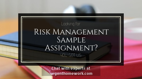 Sample Assignment on Risk Management