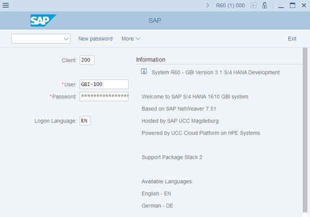 SAP Logon Homework Help