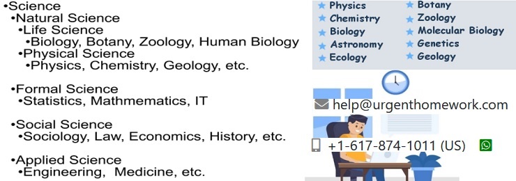 Science Assignment Topics