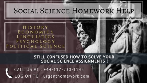 Social Science Homework Help