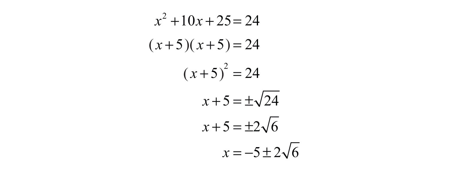 Solving Quadratics