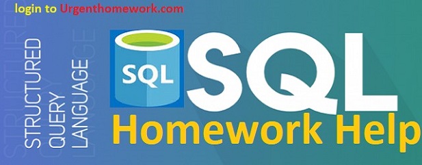 SQL omework help
